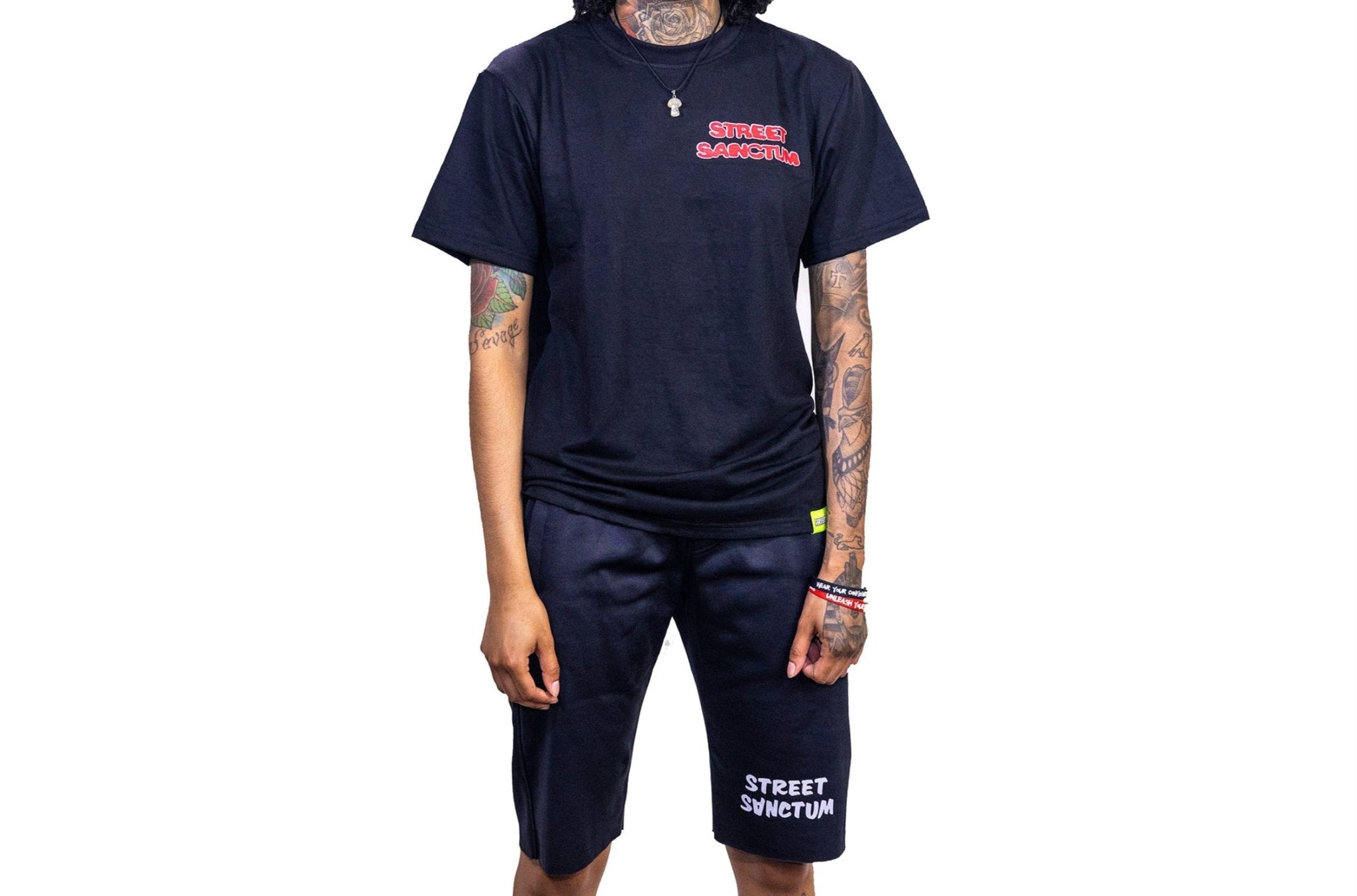 Street Sanctum Fleece Shorts-Street Sanctum