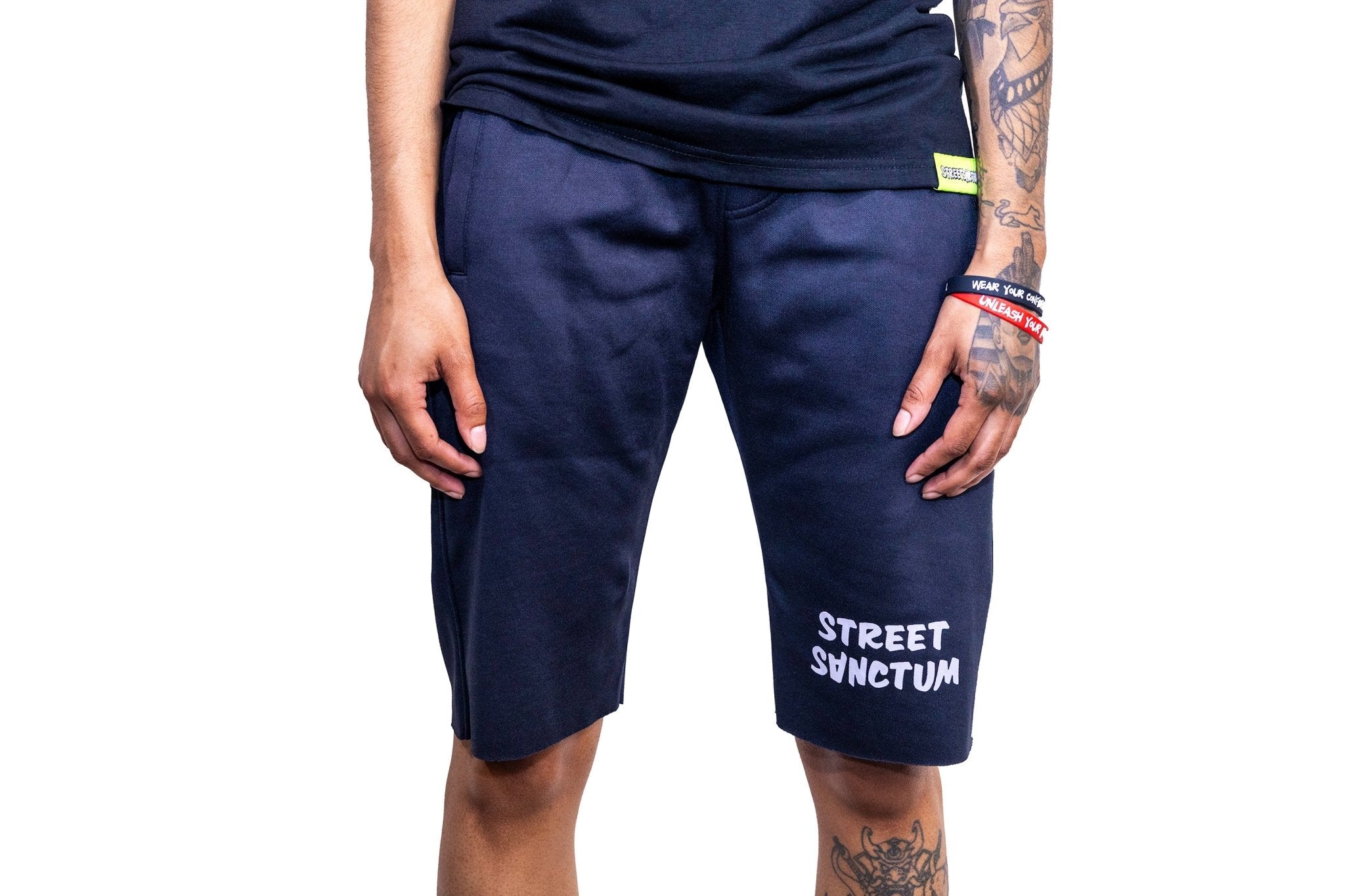 Street Sanctum Fleece Shorts-Street Sanctum