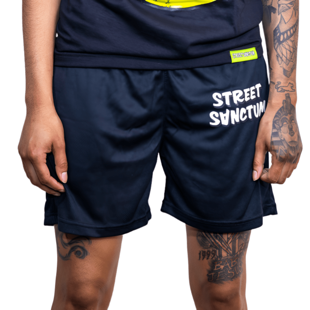 Street Sanctum Mesh Shorts-Street Sanctum