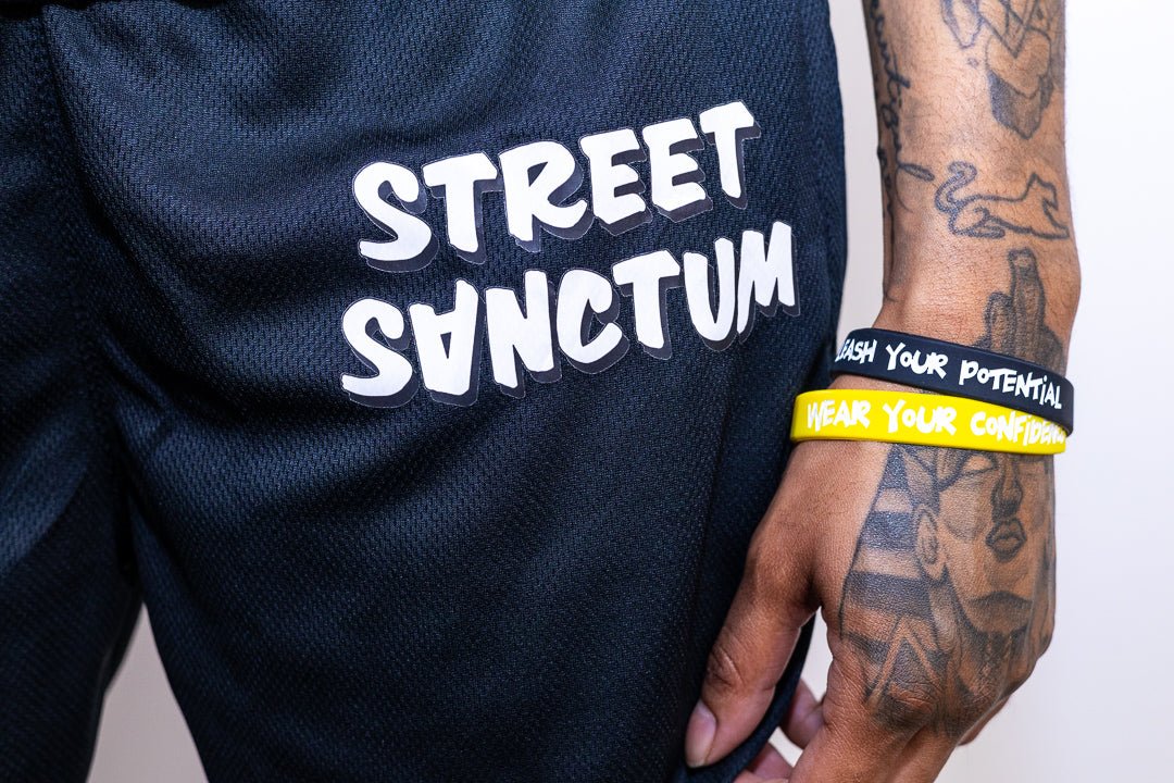 Street Sanctum Mesh Shorts-Street Sanctum